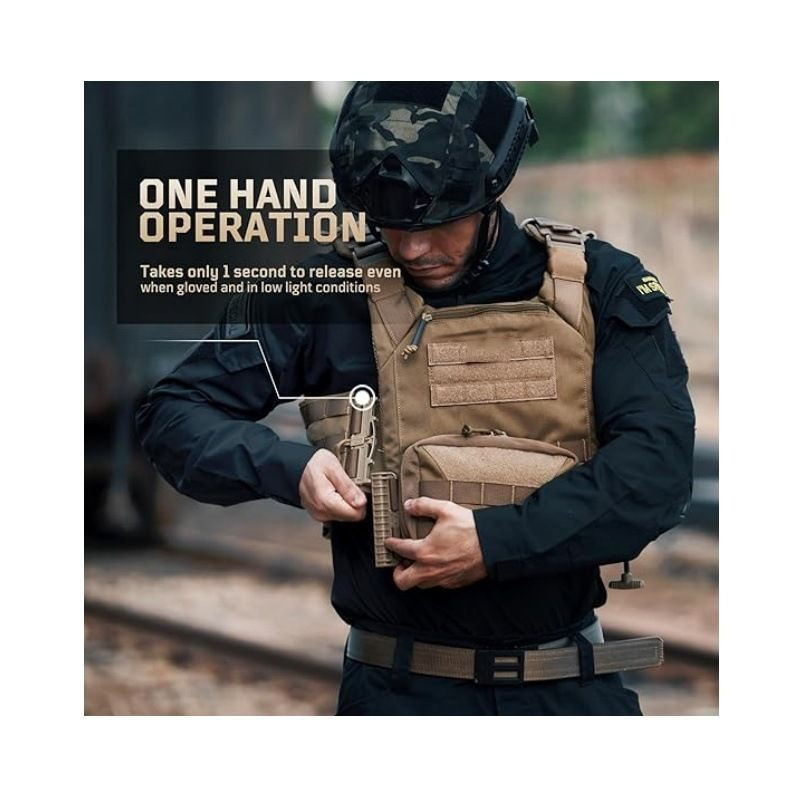 Cross-border exclusive quick-release tactical vest, multi-functional quick-release protective vest