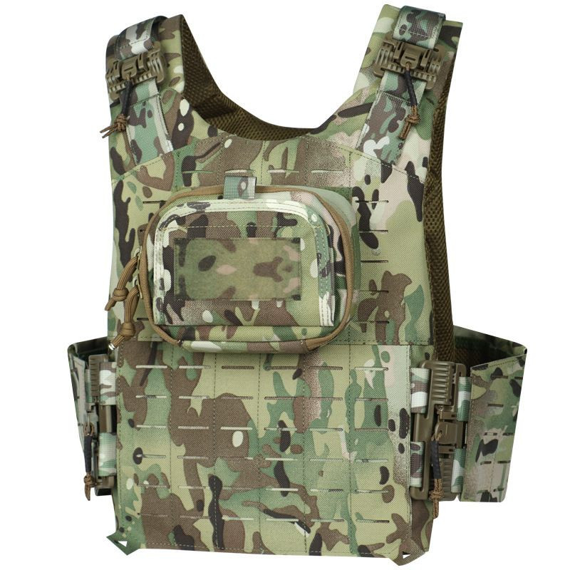 Quick-release tactical vest, outdoor CS combat vest, multi-functional breathable Oxford fabric