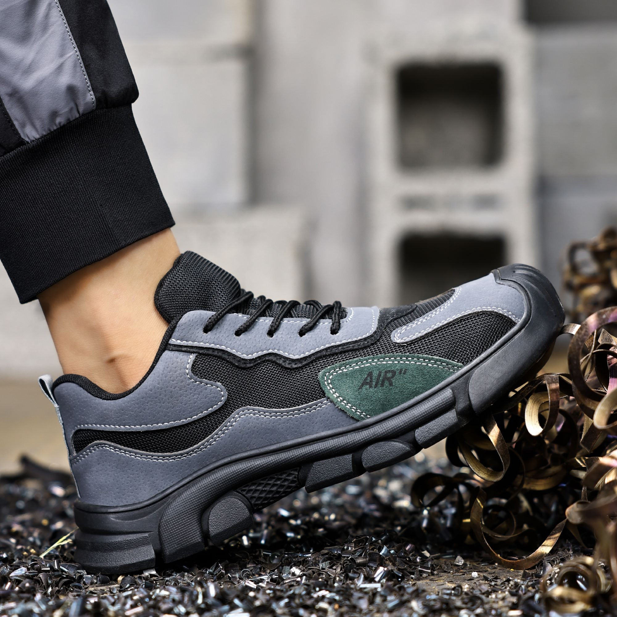GUYISA Best Selling Low-Top Labor Safety Shoes Steel Toe Anti-Impact Puncture-Proof for Construction Workers