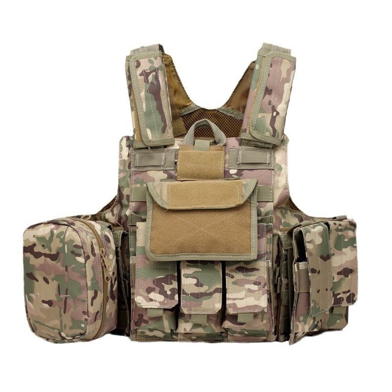 Tactical Ghost Vest, Camouflage Real-Life CS Field Protection Equipment, Combat Vest