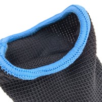 Double Black Palm Dipped Gloves 13G Polyester Nitrile Coated for Industrial Handling & Workshop Safety