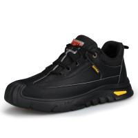 Fashion Hot Sale Work Shoes Outdoor Work Anti-Smash Steel Toe High Quality Mens Safety Shoes