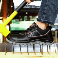 GUYISA Hot Selling Custom Safety Work Boots with Slip Resistant Rubber Soles for Construction Workers