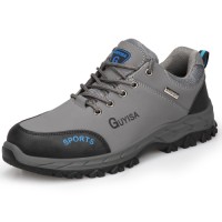 Anti Crush Steel Toe Safety Boots Men Waterproof Anti Puncture Construction Industrial