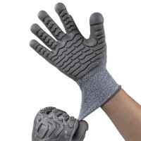 Cut Resistant & Anti-Impact HPPE TPE Molded Gloves 13G for Heavy Duty Workshop Safety