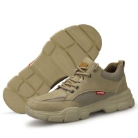 GUYISA Brand Breathable Safety Shoes Outdoor Wear-resistant Working Foot protection Steel Toe Safety Shoes