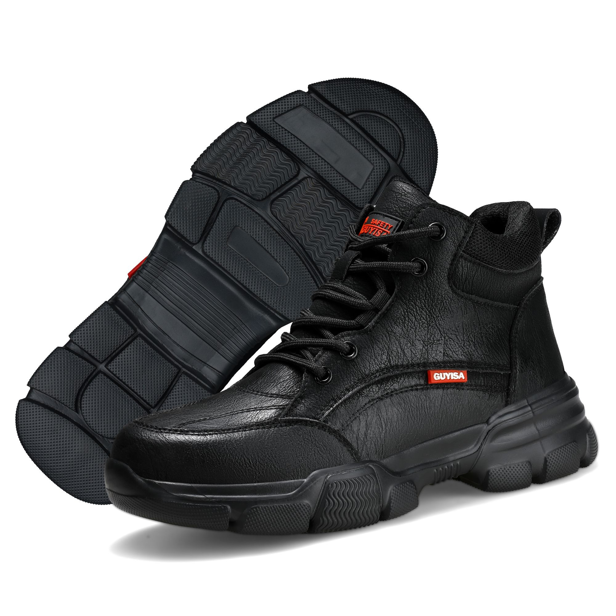 GUYISA High Quality Anti-Stab Crush-Proof Safety Footwear Super-Light for Construction Site & Logistics Foot Protection