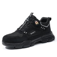 GUYISA Waterproof Microfiber Upper Safety Shoes Lightweight EVA Outsole Safety Shoes