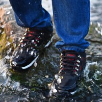 GUYISA All Season Anti Puncture Safety Boots with Metatarsal Guard Heavy Duty Rubber for Outdoor Construction