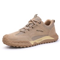 Premium Industrial Safety Shoes with Anti-Puncture & Breathable Suede for Construction Work