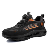 Buckle Convenient Sports Safety Shoes European Standard Steel Toe Safe Shoes Lightweight Safety Shoes for Men