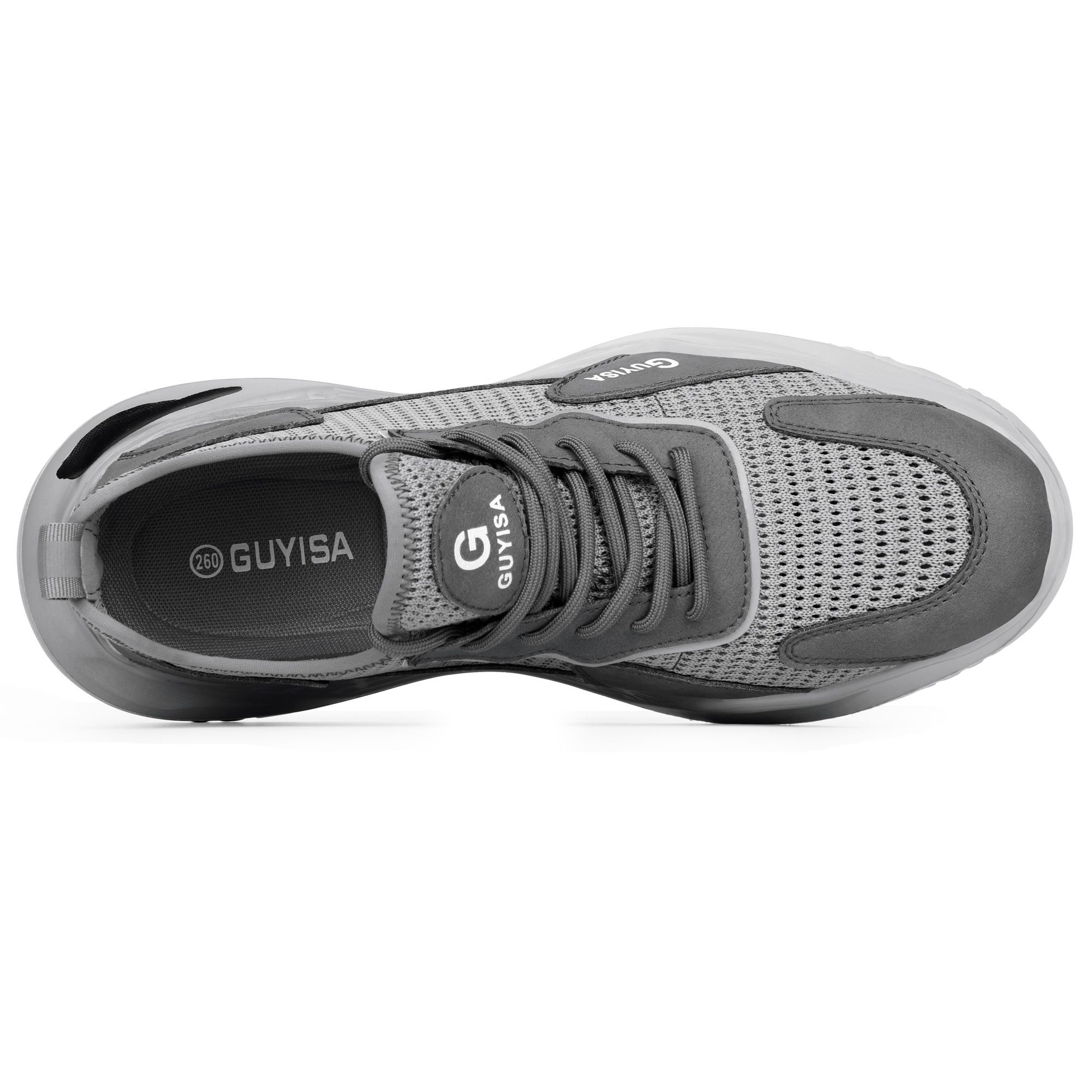 GUYISA Hot Selling Fashionable Metatarsal Guard Waterproof and Slip Resistant Anti-Puncture Steel Sole Safety Footwear