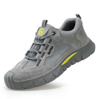 GUYISA Summer 10KV Insulated Safety Shoes Anti Puncture Impact Plastic Toe Construction Site
