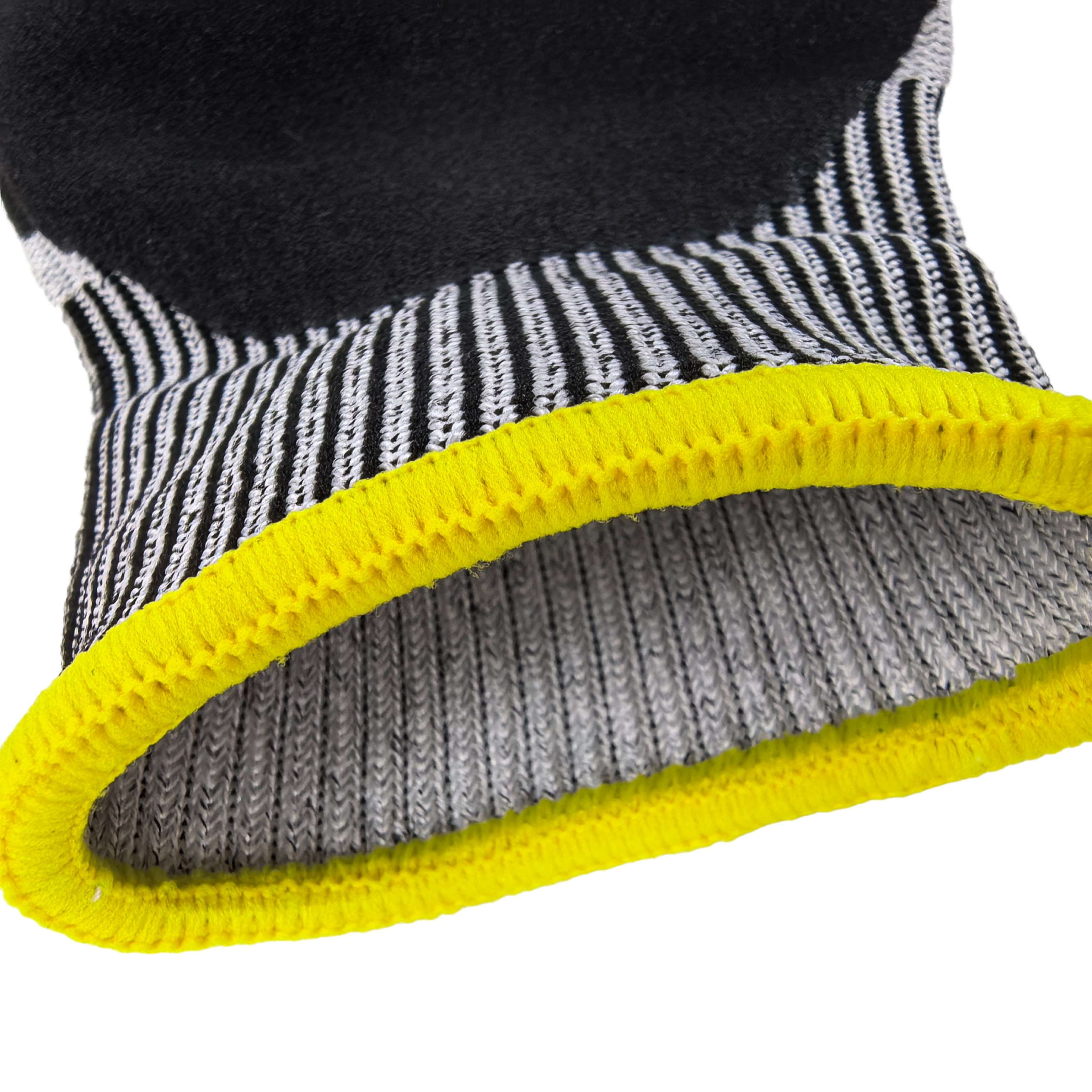 A6 Cut Level Resistant HPPE Nitrile Sandy Gloves 13G for Industrial Safety & Anti-Slip Protection