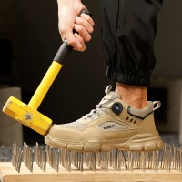 GUYISA Popular Style Puncture & Impact Resistant Anti-Slip Metatarsal Guard Industrial Safety Shoes Footwear