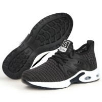Outdoor Safety Shoes Breathable Mens Sports Steel Toe Safety Shoes Smash-proof Puncture-proof Safety Shoes for Women