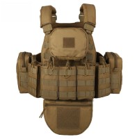 Adult outdoor tactical vest with multi-function Molle expansion, quick release, breathable, wear-resistant