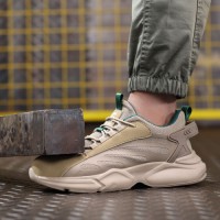 GUYISA Best Price Puncture & Impact Resistant Metatarsal Guard Mens Leather Safety Shoes for Construction