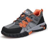 Summer Breathable, Stab-proof, Smash-proof, Waterproof, Lightweight and Wear-resistant Work Climbing Safety Shoes