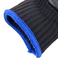 Anti-Vibration Reinforced Thumb Gloves Full Polyester 7G for Industrial Impact Protection & Workshop Safety