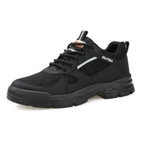 GUYISA Ergonomic Safety Shoes Slip Resistant Comfortable All Day Light Industrial Delivery Driving PU