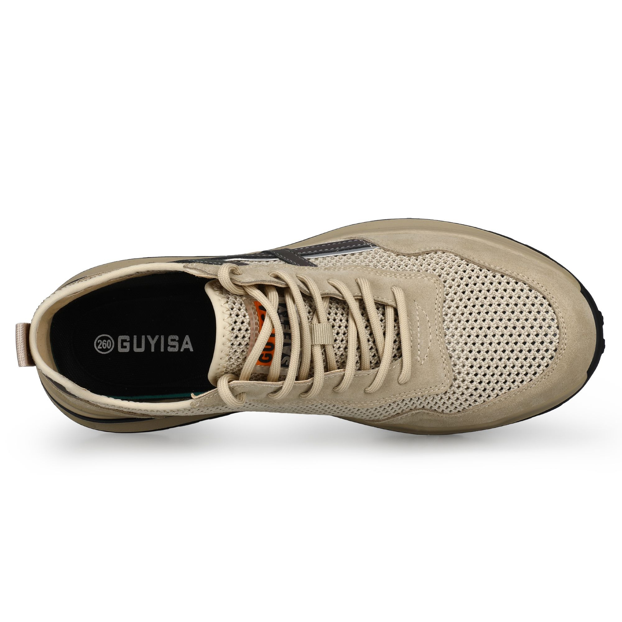 GUYISA High Quality Unisex Industrial Safety Shoes Breathable Suede Upper & Wear Resistant Rubber Sole for Outdoor Usage
