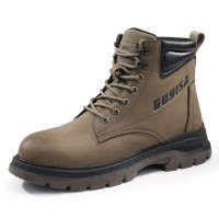 GUYISA High Quality Unisex Industrial Protective Safety Shoes Wear Resistant Drop Steel Toe for Outdoor Work