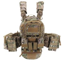 Outdoor camouflage vest,breathable and wear-resistant, real-life CS multi-functional combat vest