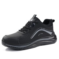 For GUYISA High Quality European Standard Steel Toe Safety Shoes Industrial Outdoor Sports Plastic for All Winter Autumn