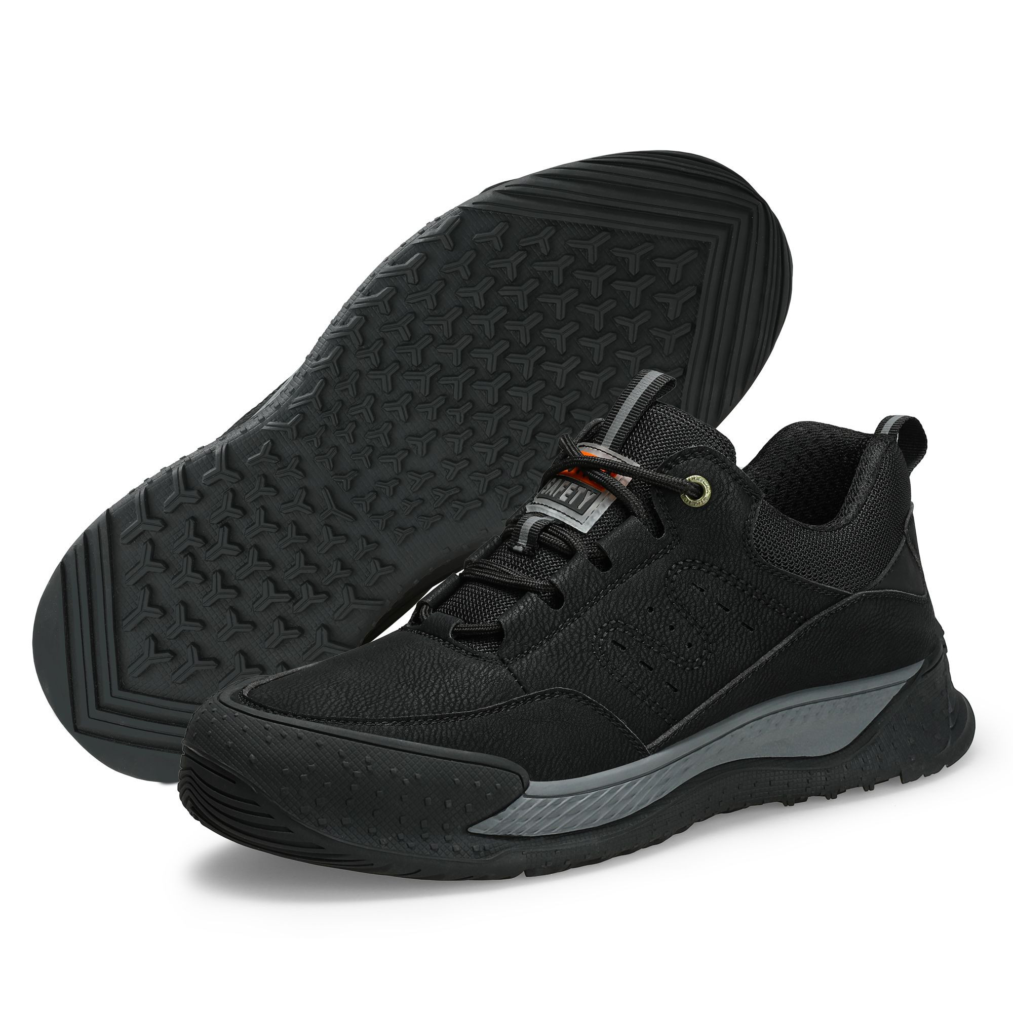 GUYISA Sport Series Anti Impact Anti Smashing Anti-Stab Metatarsal Guard Mens Labor Insurance Shoes