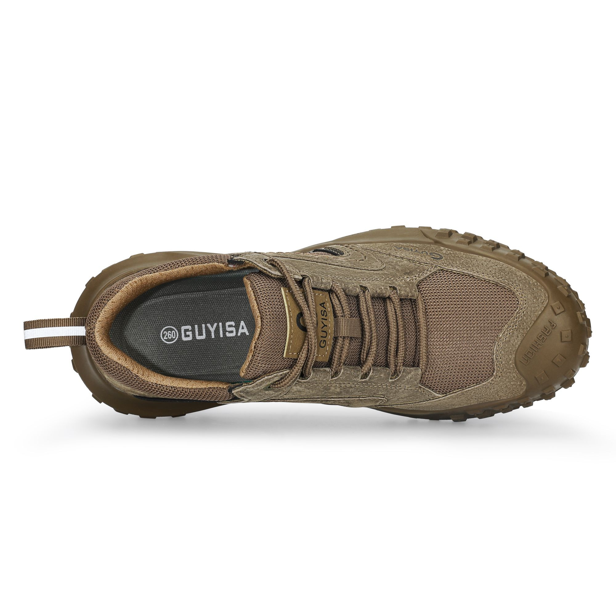 GUYISA Mens Labor Safety Shoes Industrial Abrasion Resistant Anti Impact Puncture Rubber Sole