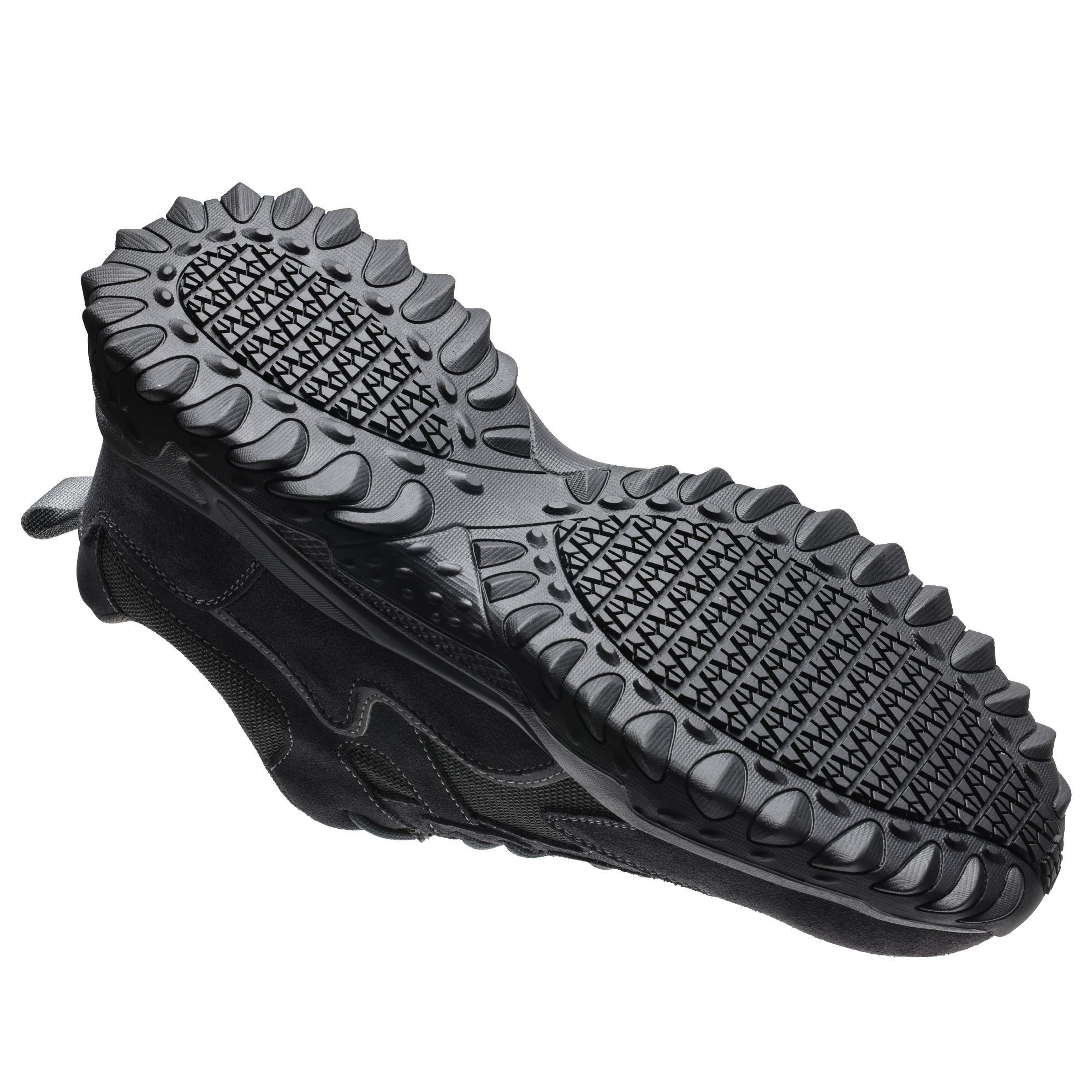 GUYISA Unisex Fashion Hiking Shoes European Standard Steel Toe Safety in Microfiber and Faux Suede for All Seasons