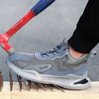 Industrial Safety Shoes Lightweight Rubber Plastic Sole Steel Toe Safety Work Shoes