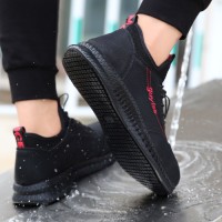 Durable Waterproof Steel Toe Safety Boots for Men - Anti Slip Leather Work Shoes in Heavy Industry