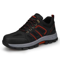 GUYISA Outdoor Safety Shoes Waterproof Microfiber Leather Steel Toe Anti-Puncture Safety Work Shoes
