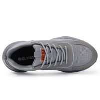 For GUYISA Mens Fashionable Light Weight Breathable Steel Toe Sport Safety Shoes for Winter for Outdoor Activities