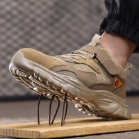 GUYISA Safety Shoes Microfiber Upper Standard Plastic Toe Puncture Sole Steel Toe New Fashion Safety Shoes