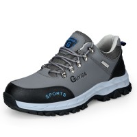 GUYISA2025 Hot Sale Waterproof Microfiber Anti-Slip Anti-Puncture Work Shoes Mens Steel Toe Safety Shoes