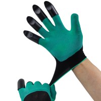 Industrial Four Finger Cots 13G Black Polyester Green Latex Foam Coated for Precision Work & Anti-Slip Grip