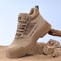 GUYISA Modern Steel Toe Safety Shoes for Workwear - Anti Smashing, Anti Piercing, Four Season Wear