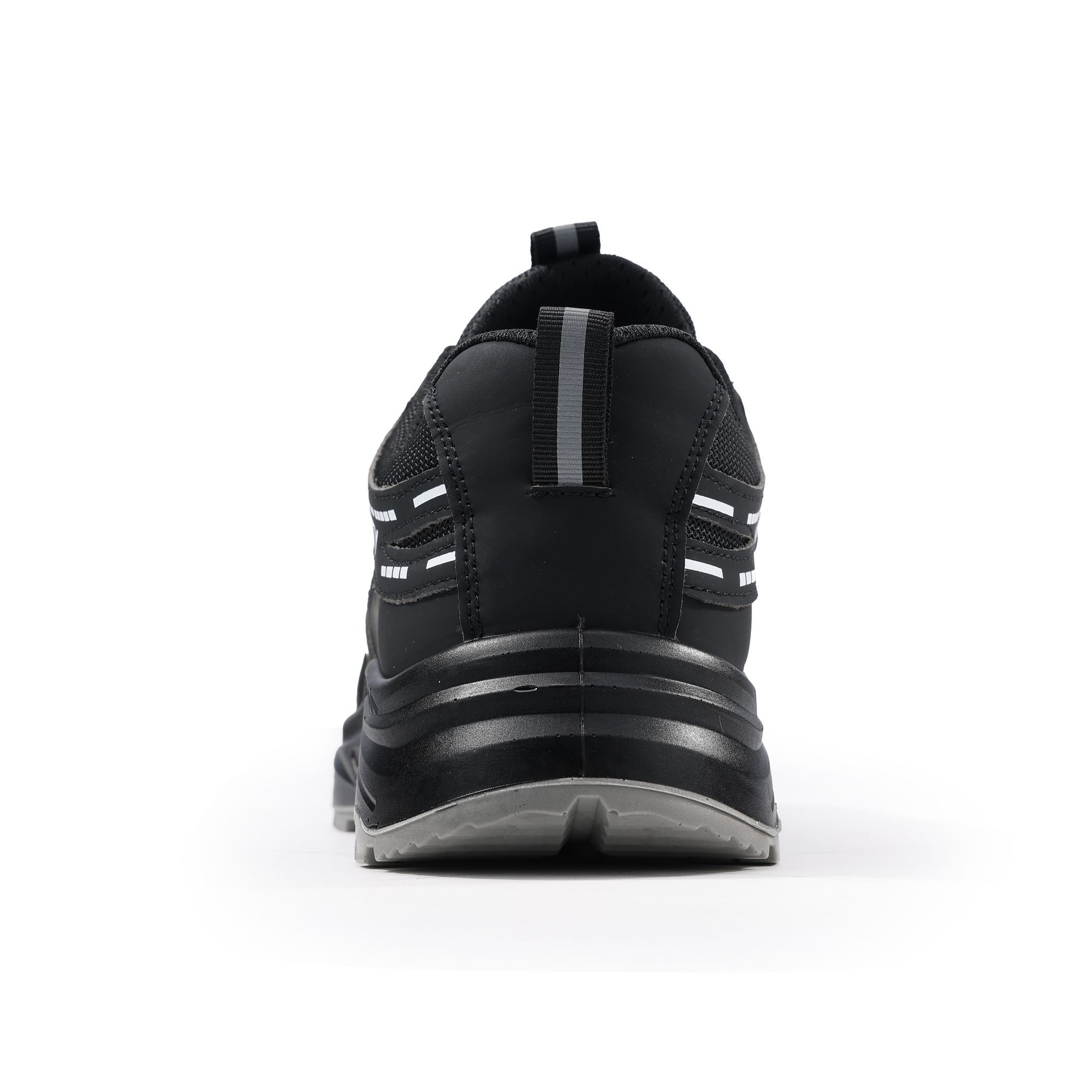 For GUYISA All Seasons Work Style Safety Shoes Black Microfiber Upper Steel Toe Anti-Piercing Insulating Direct Factory