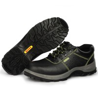 GUYISA High Quality Mens Labor Protection Safety Shoes Anti-Smashing & Piercing Widen Steel Toe Leather with PU Outsole