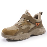 GUYISA Safety Shoes Microfiber Upper Standard Plastic Toe Puncture Sole Steel Toe New Fashion Safety Shoes