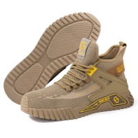 Ultra Lightweight Breathable Composite Toe Safety Shoes - Anti Crush & Puncture for Warehouse Logistics Workers