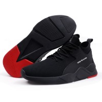 GUYISA Hot Sale Anti Puncture Breathable Microfiber Steel Toe Labor Safety Shoes for Construction