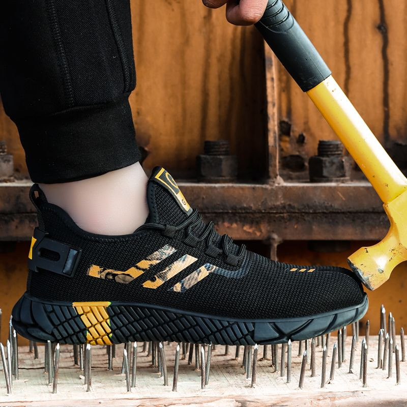 Industrial Sport Work Safety Sneaker Comfortable and Light with Steel Toe for Men and Women Hot Sale Foot Protection