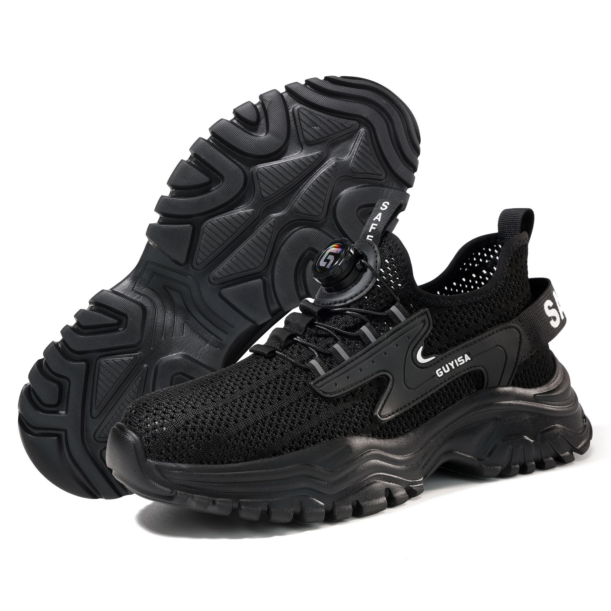 Safety Shoes Summer Mesh Upper Puncture-proof Anti-smashing EN ISO 20345 Lightweight Breathable Safety Shoes Summer