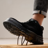 GUYISA Brand CE Mens Outdoor Safety Shoes Lightweight Breathable Steel Toe Fashion Sports Safety Shoes Flying Knit