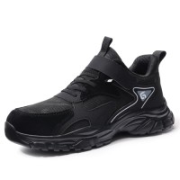 GUYISA Casual Hiking Safety Shoes Lightweight Rubber and Plastic Outsole Safety Shoes