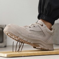 GUYISA Fashion Safety Shoes Microfiber Upper Work Shoes Construction Site Steel Toe Safety Shoes